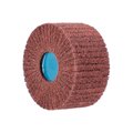 Pferd 4" x 2" POLINOX® Non-Woven Finishing Drum - 5/8-11 Thread, PNL Type -A/O 280 Grit 43190